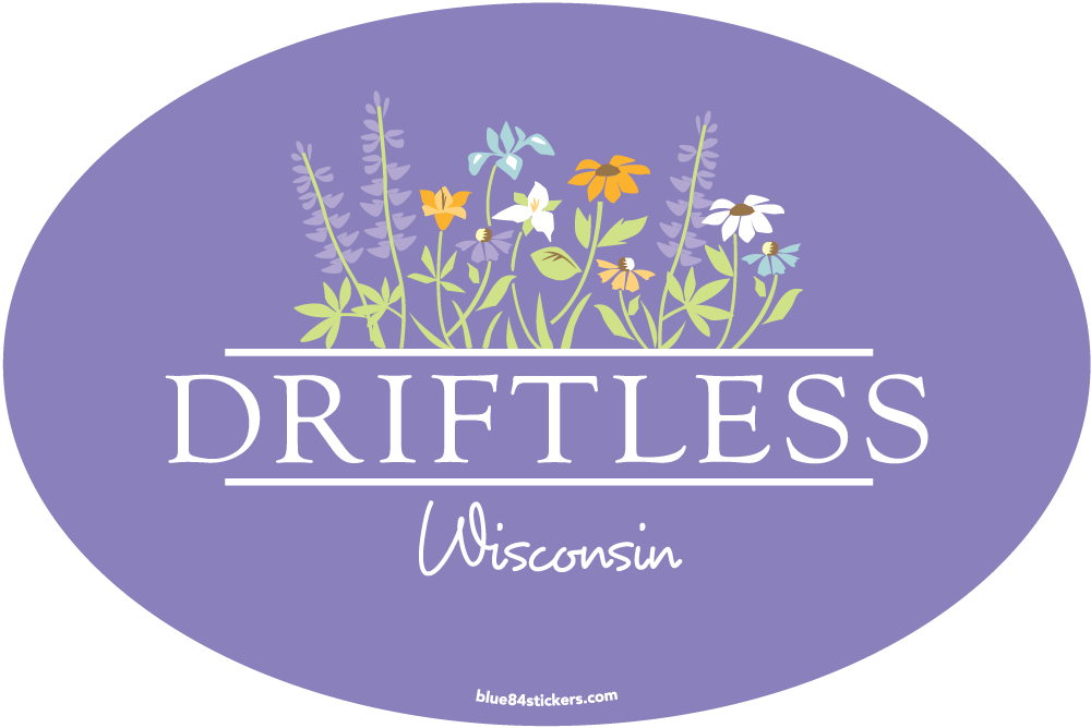 Floral Driftless Sticker