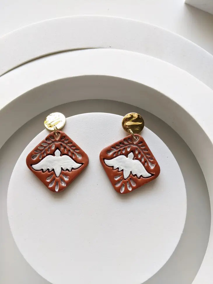 Little Bird Polymer Earrings