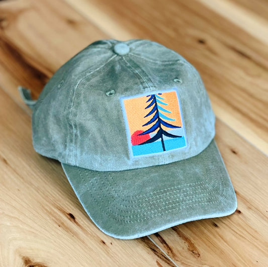 Embroidered Tree Hat