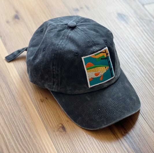 Embroidered Fish Hat