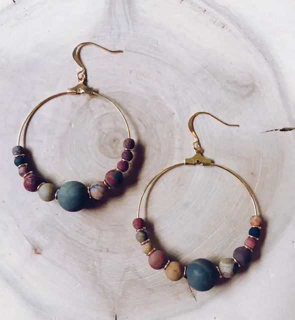 Gemstone Hoop Collection