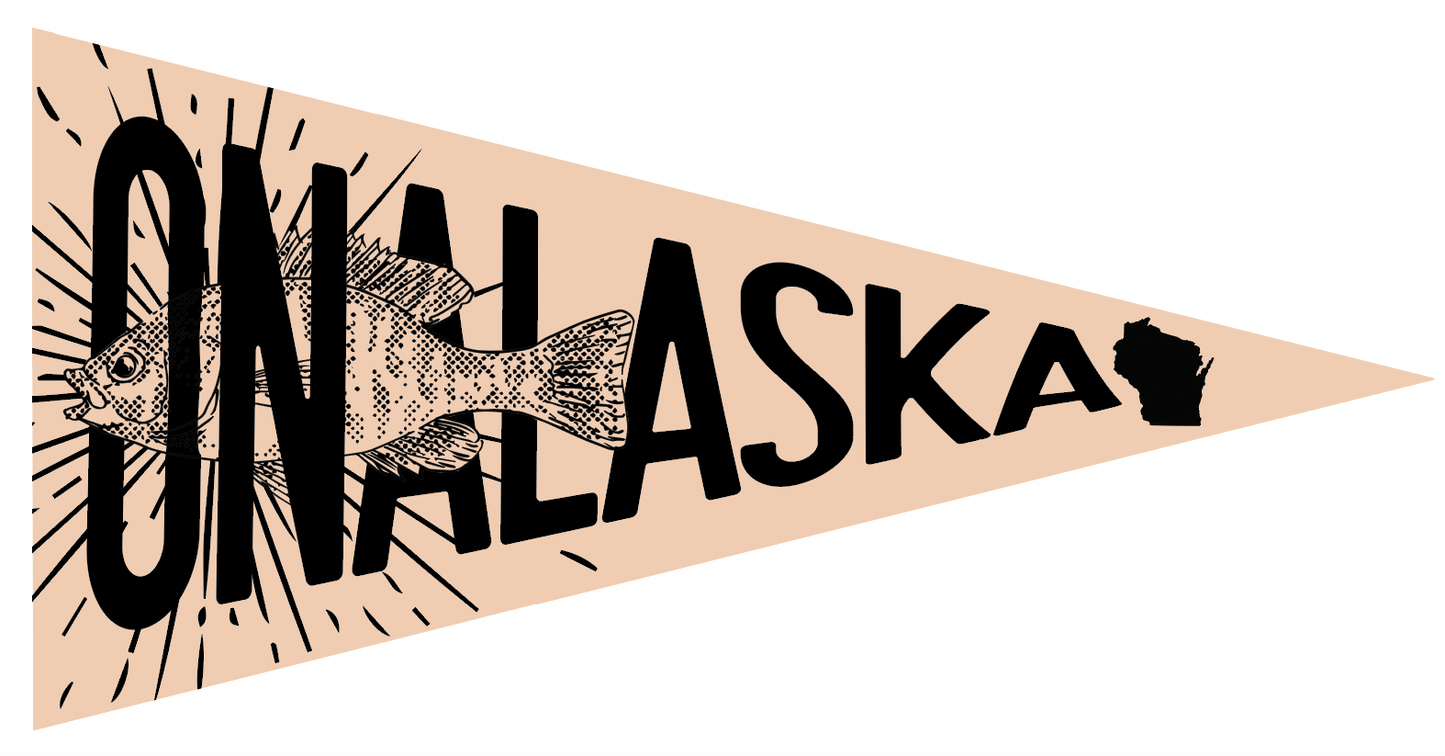 Onalaska Sunfish Leather Pennant
