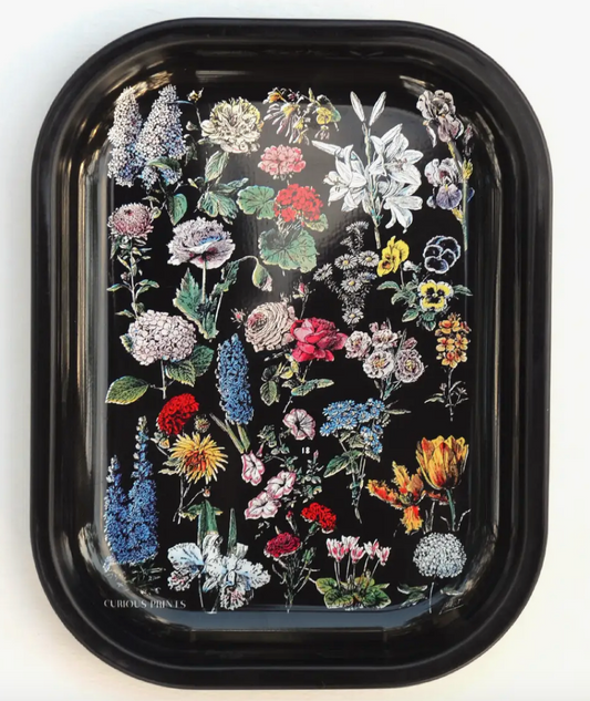 Vintage Floral Tray