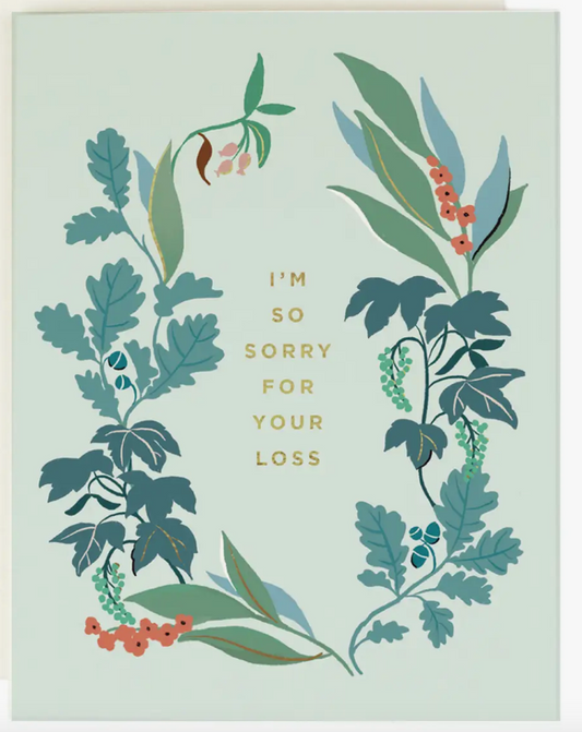 I'm So Sorry Sympathy Card