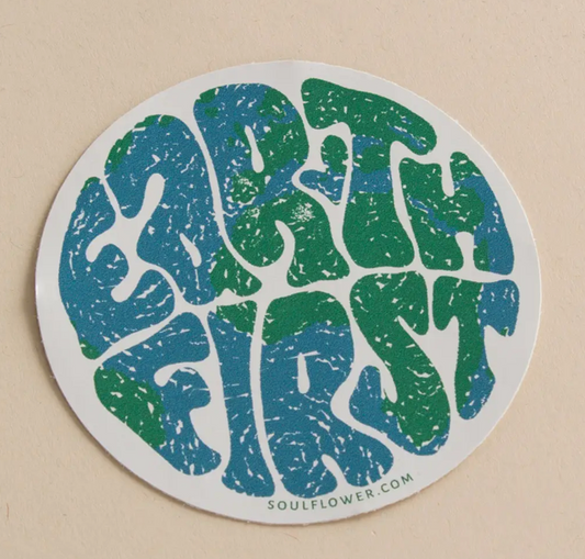 Earth First Sticker