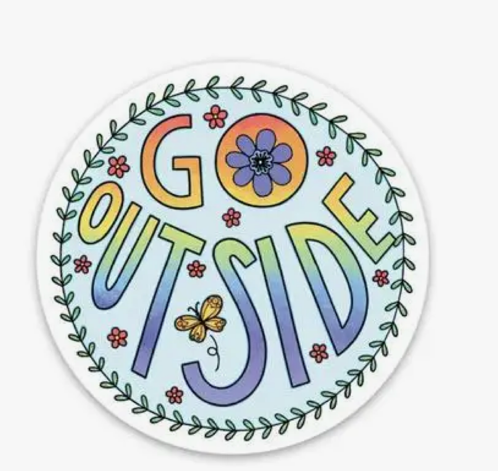 Go Outside Sticker