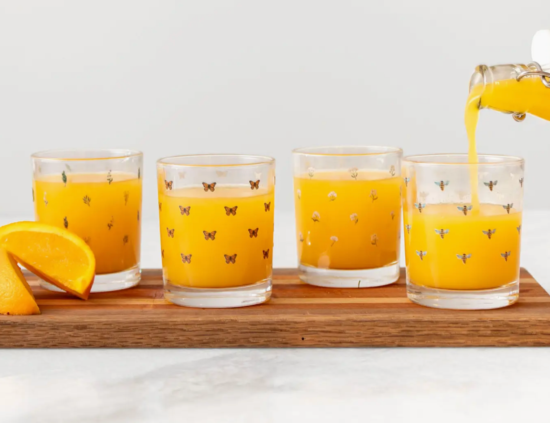 Pollinators Short Juice Glass