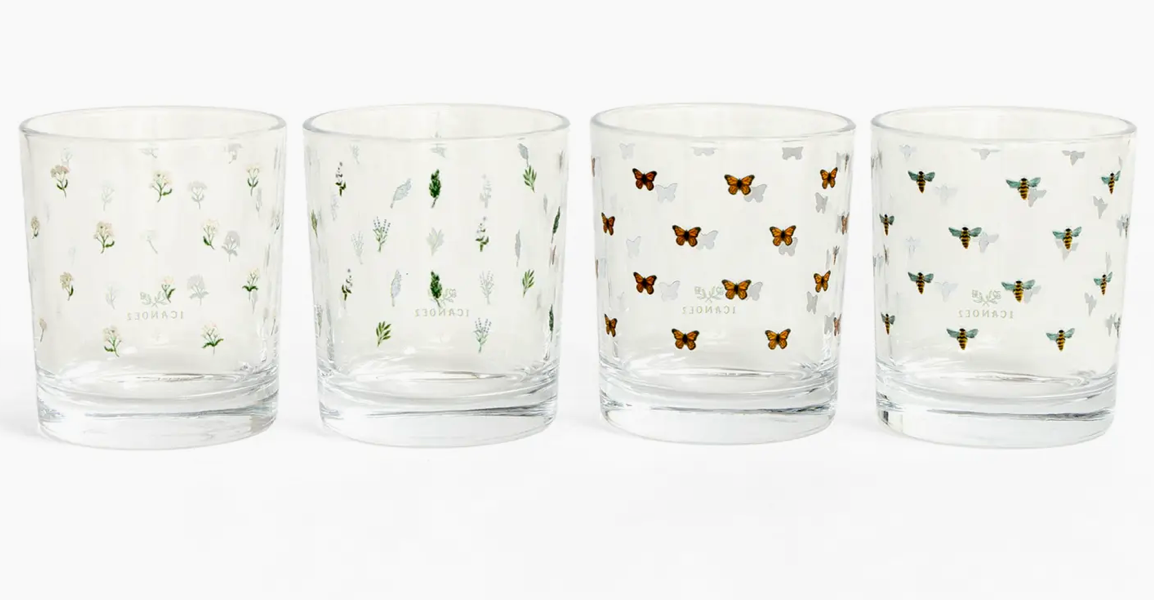 Pollinators Short Juice Glass