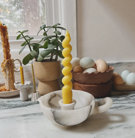 Swirl Taper Candle Sticks