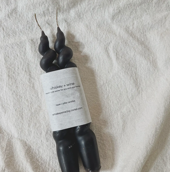 Swirl Taper Candle Sticks