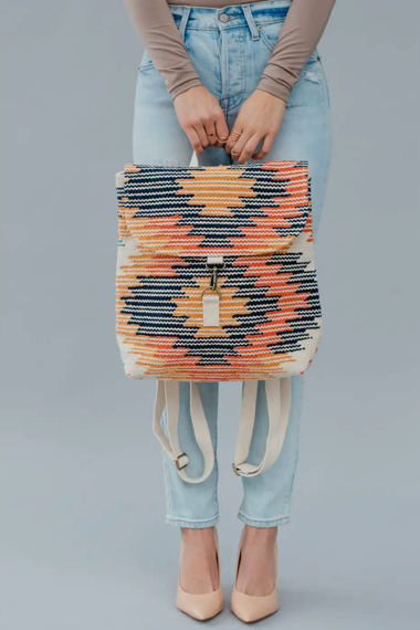 Aztec Woven Backpacks