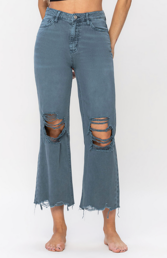 Bayfield Vintage Crop Flare Jeans