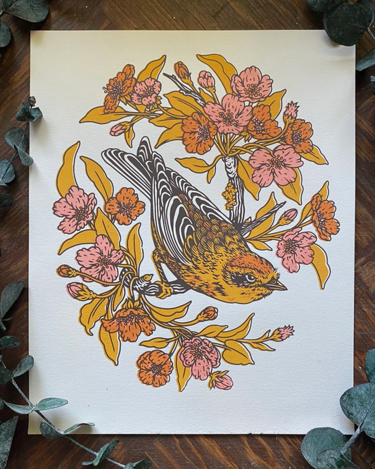 Palm Warbler Print