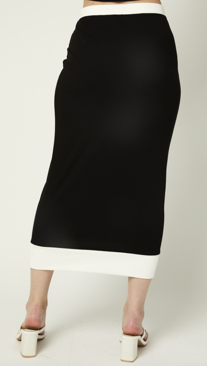 Color-block Skirt