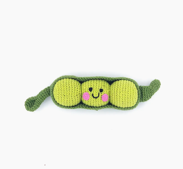 Playful Veggies Crochet Rattles