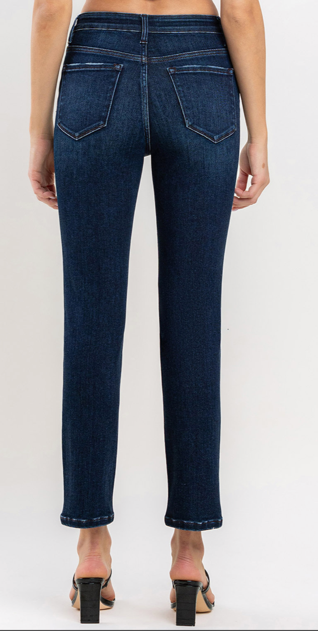 La Crosse Crop Straight Jeans