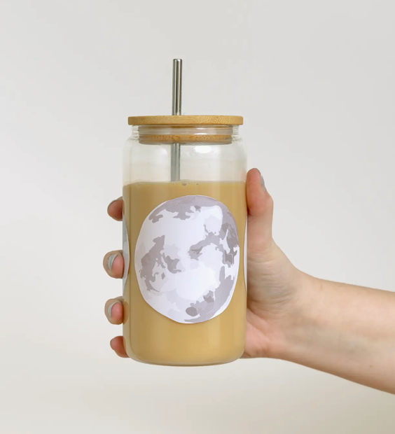 Moon Phases Can Glass