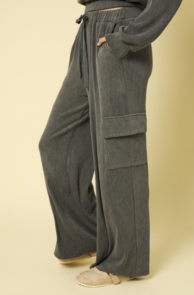 Knit Cargo Pants