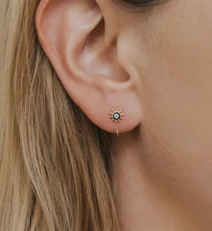 Sun Huggie Earrings