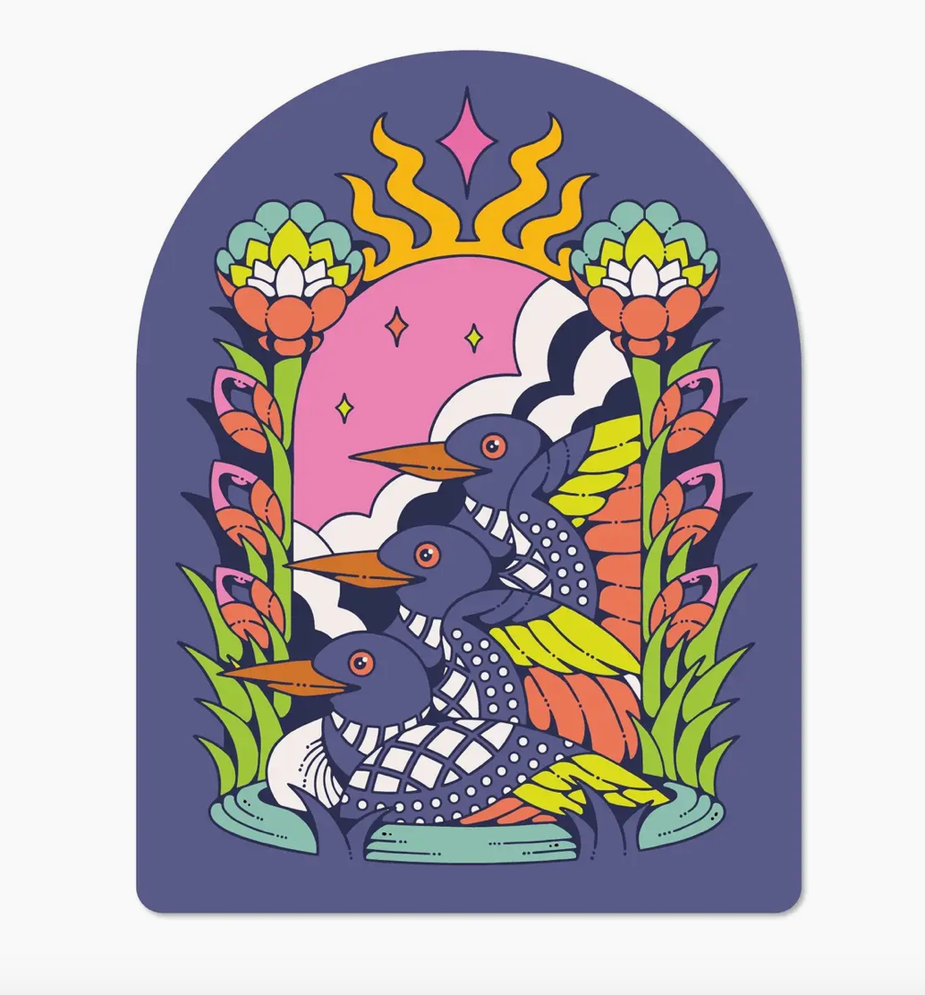 Cosmic Loon Sticker