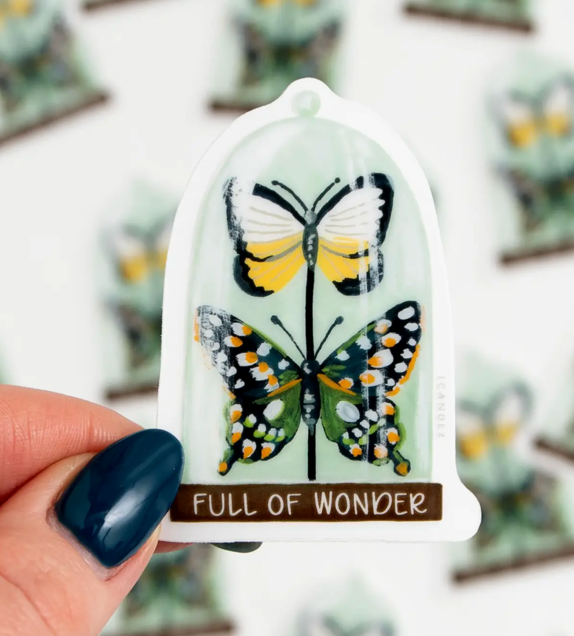 Full of Wonder Clear Sticker