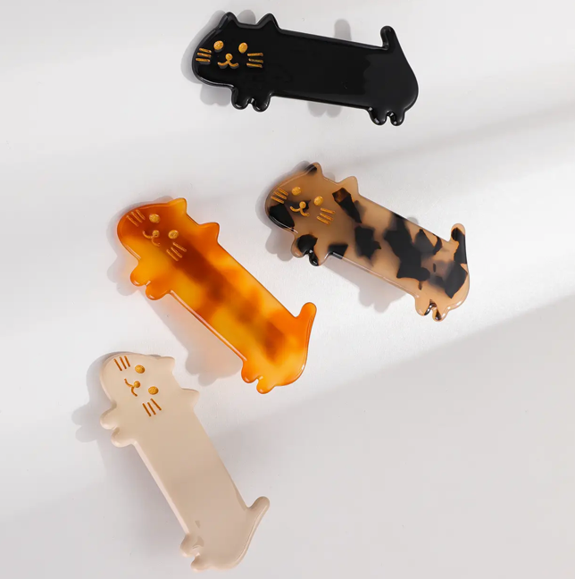 Cat Barrette Clips