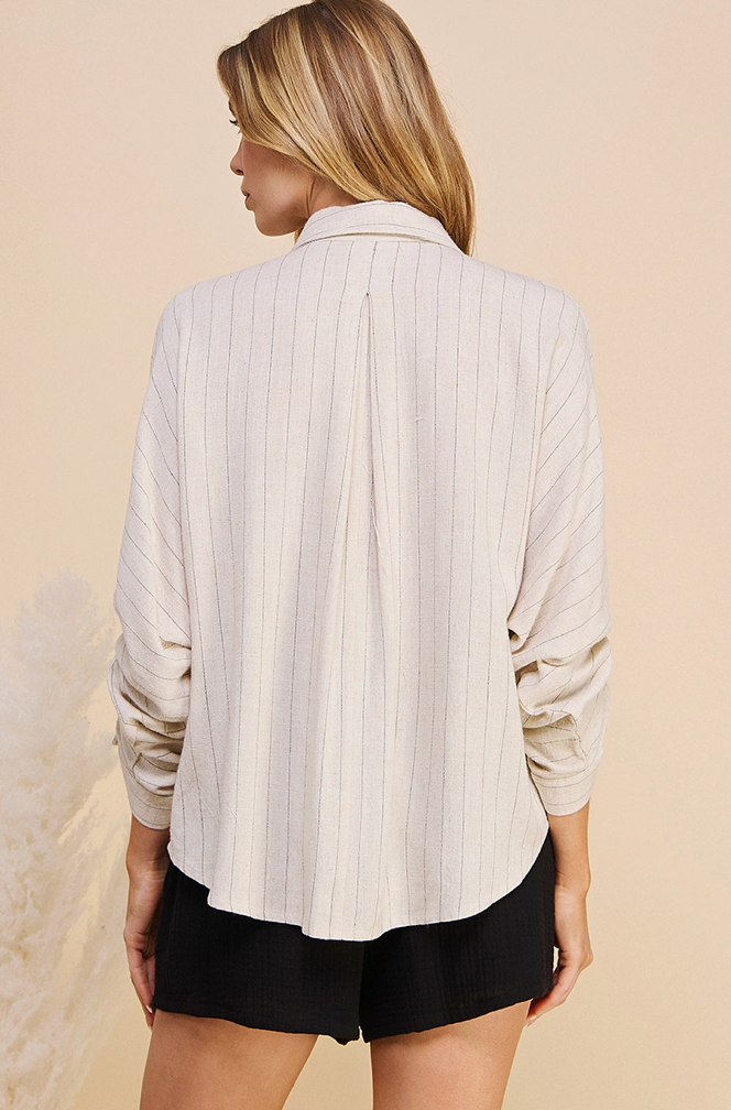 Good Day Pinstripe Top
