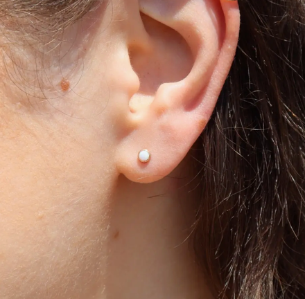 Petite Opal Studs