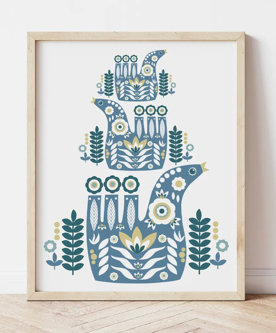 Nesting Birds Print