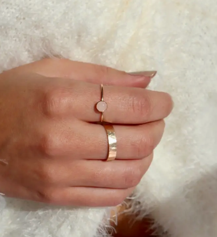 Rose Quartz Ring