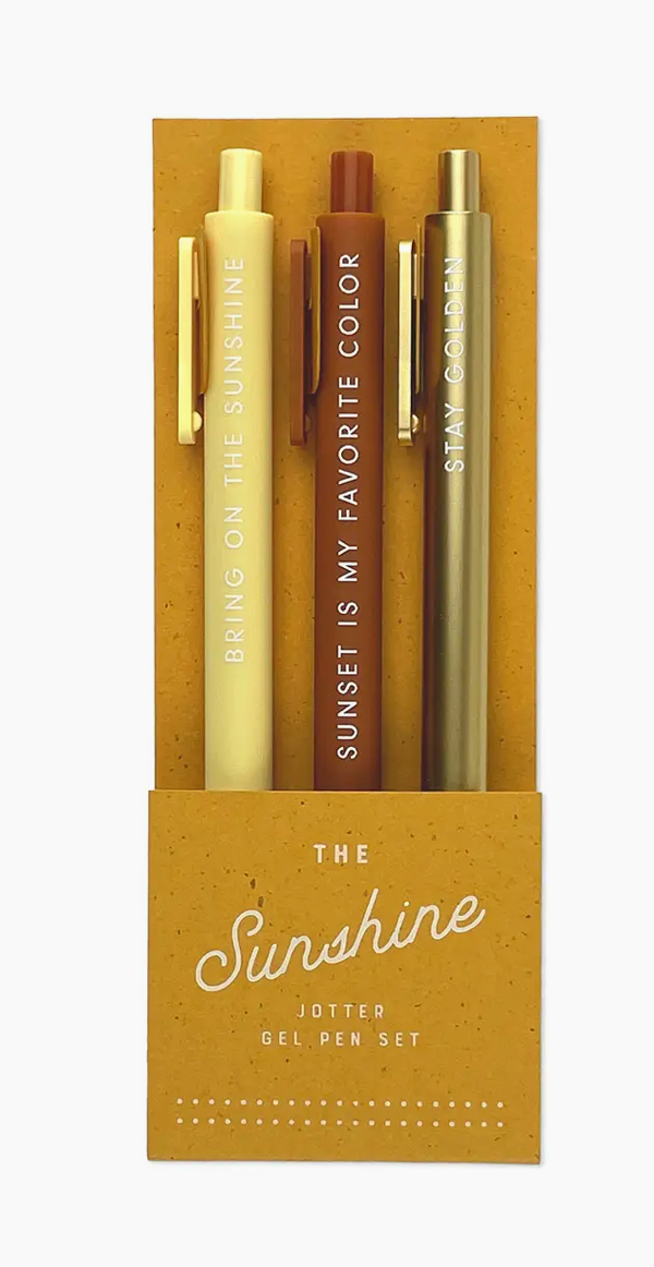 Sunshine Gel Pen Set