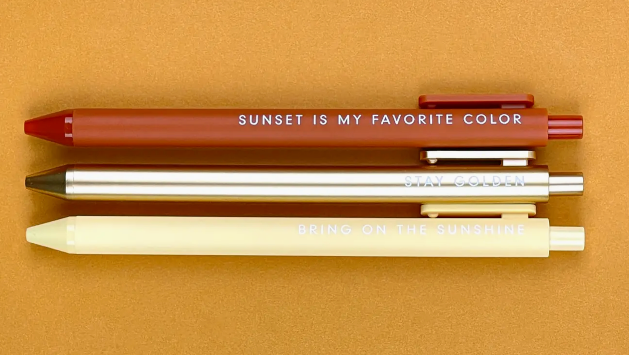 Sunshine Gel Pen Set