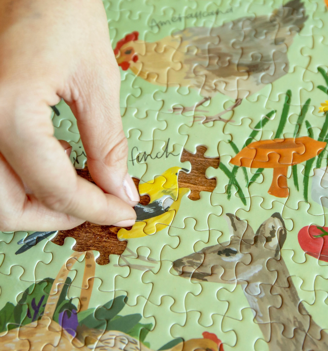 Critters In The Garden Puzzle
