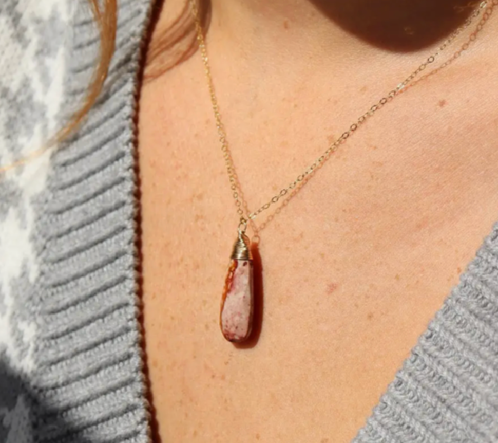 Pink Jasper Necklace
