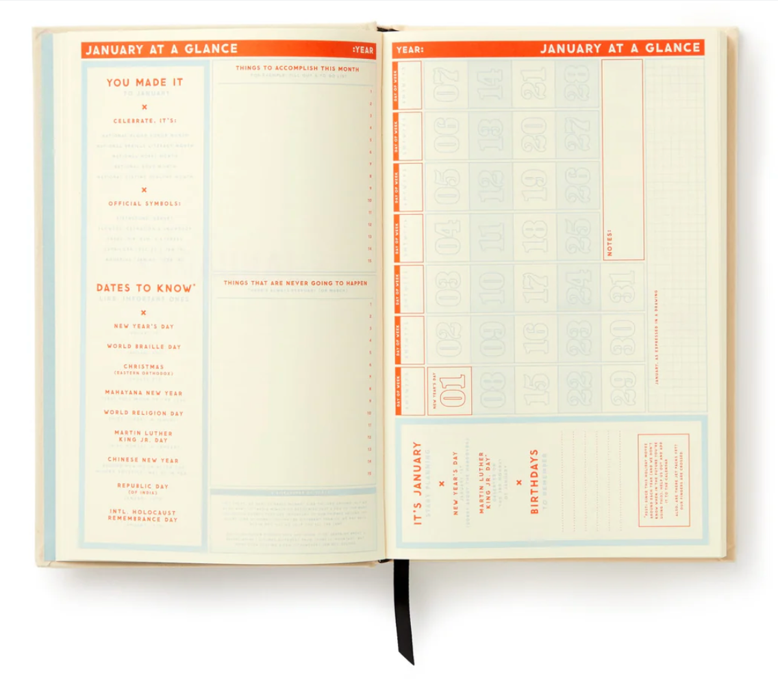 Big Plans Undated Planner