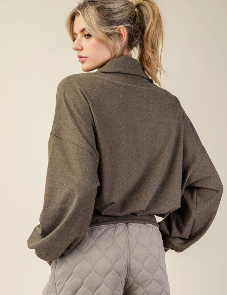 Rib Brush Sweatshirt