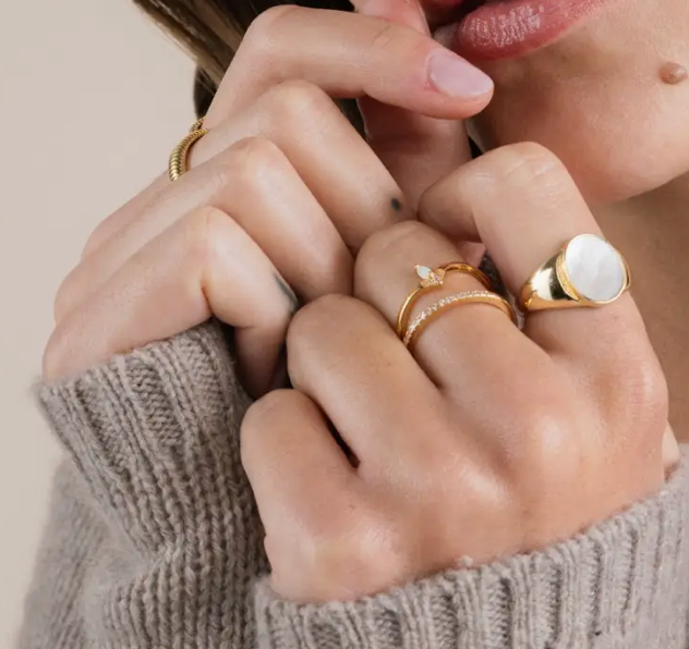 Floating Gemstone Ring