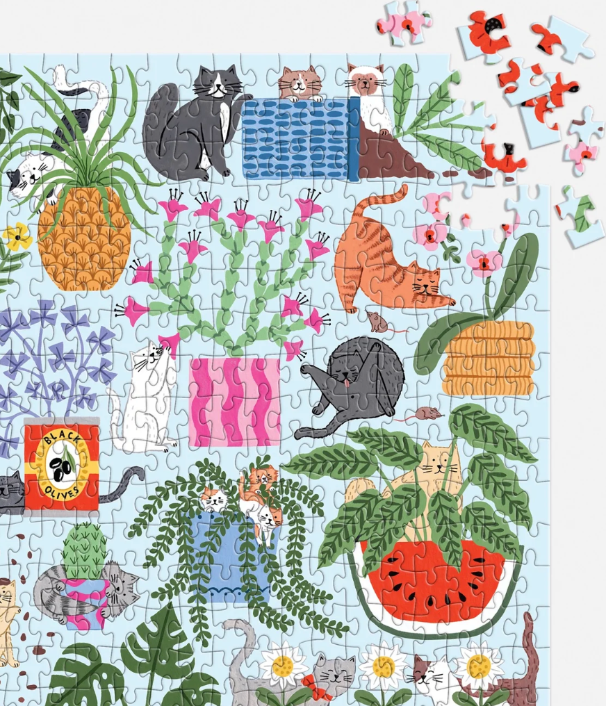 Cats In The Houseplants Puzzle