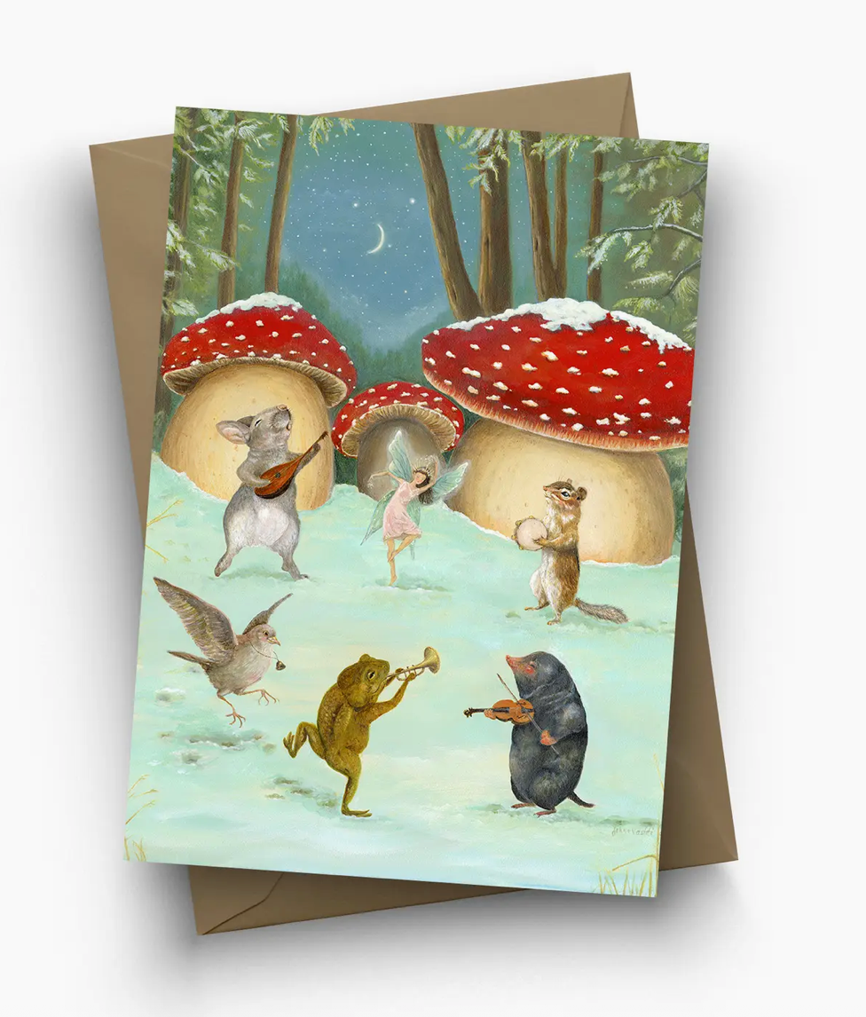 Midnight Melodies Holiday Card