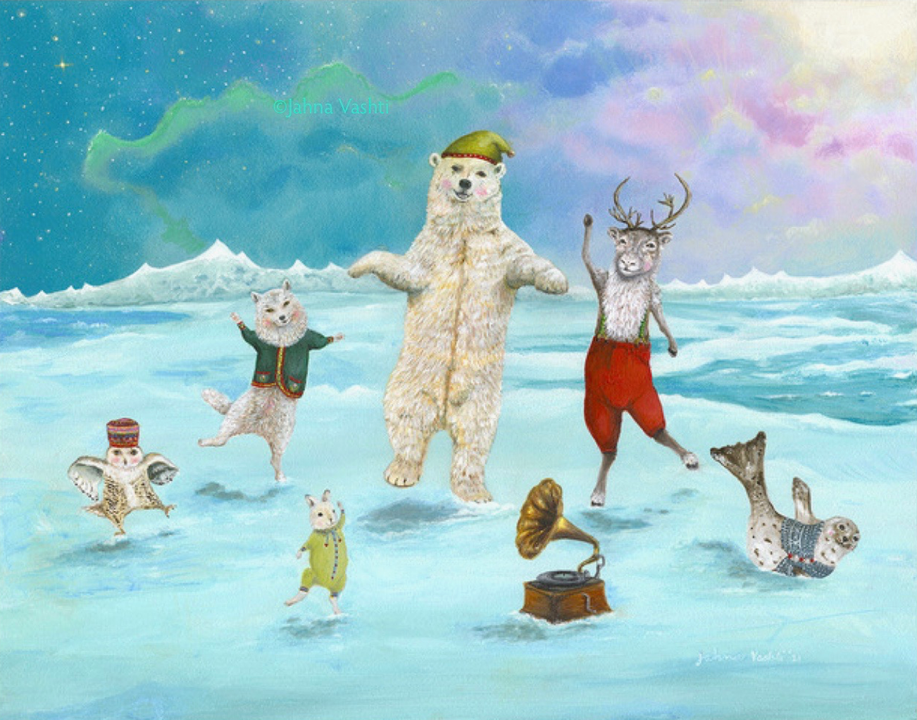 Polar Prancing Print