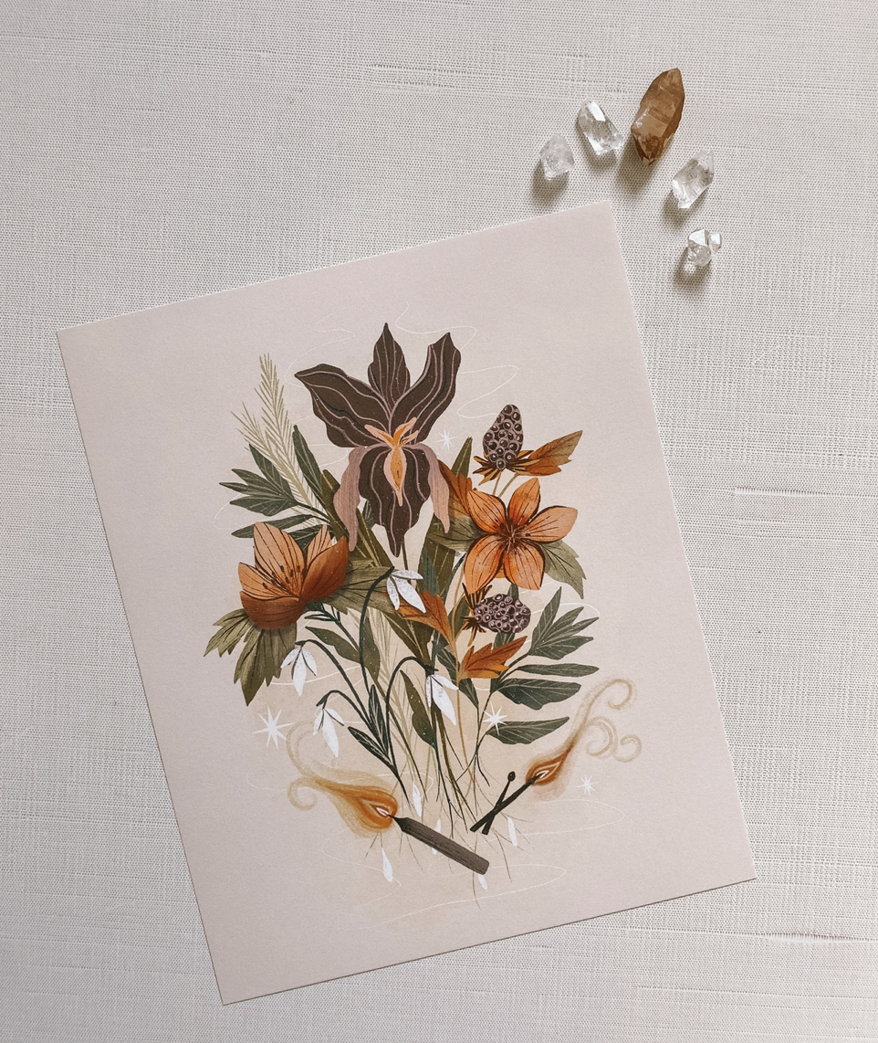 Witch's Bouquet Print