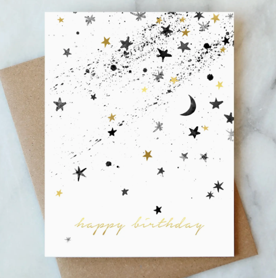 Star Birthday Card