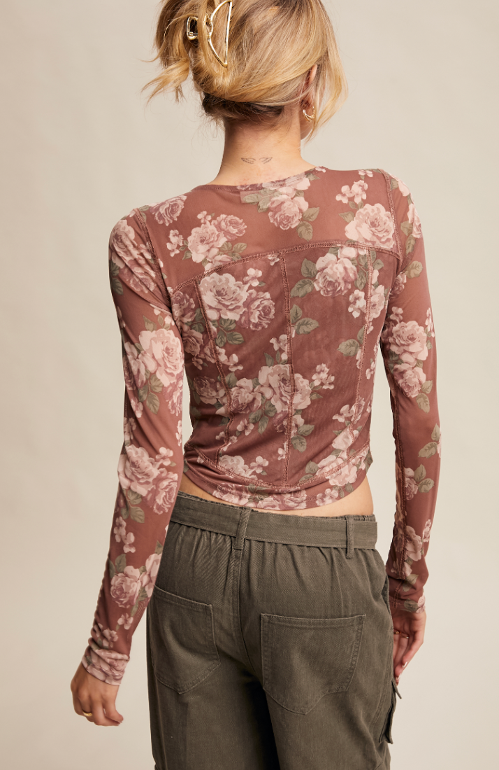 Vintage Floral Top