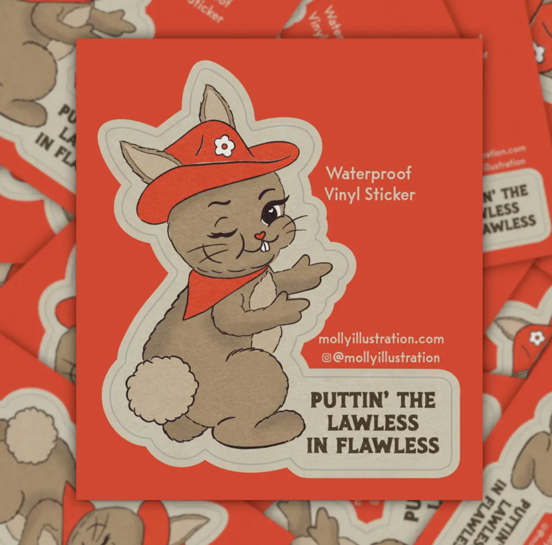 Lawless n' Flawless Sticker