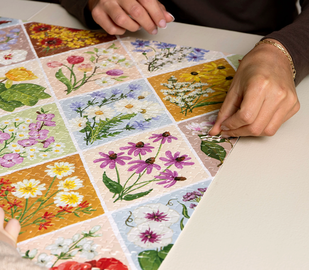 Vintage Blooms Puzzle