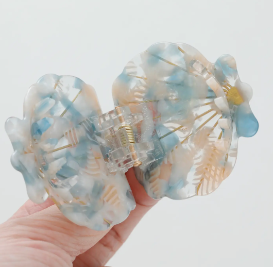 Pearl Seashell Claw Clips