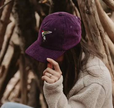 Ruby-Throated Hummingbird Corduroy Hat