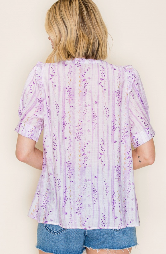 Lavender Fields Top
