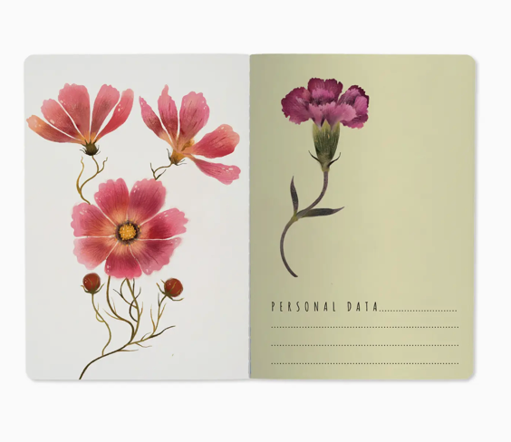 Violet Blooms Notebook Set