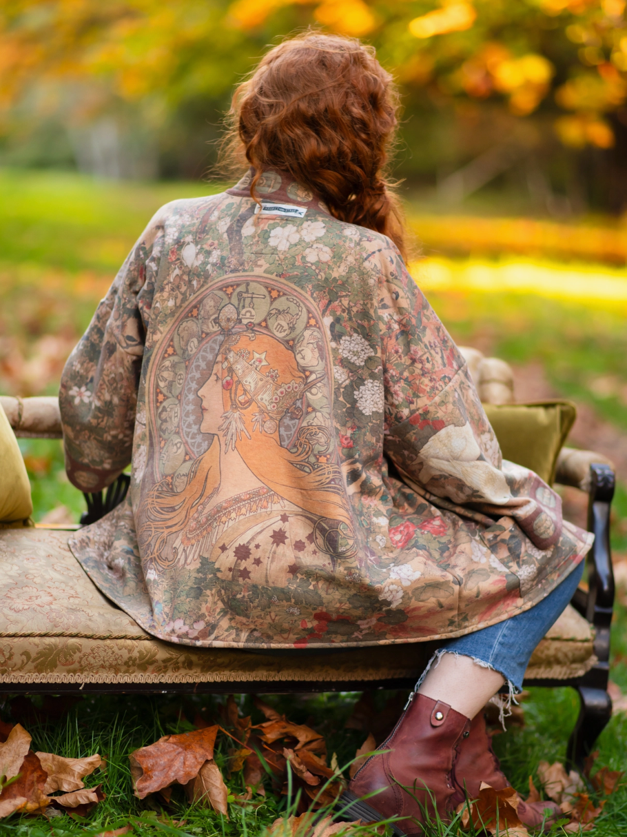 Dream Weaver Fleece Cottage Kimono